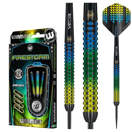 Winmau Firestorm Darts Steel Tip Darts 22g