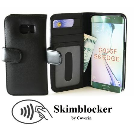 Skimblocker Plånboksfodral Samsung Galaxy S6 Edge (g925f)