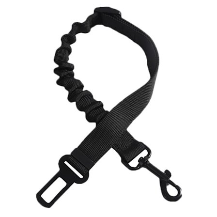 Justerbar hundesikkerhedssele til bil, elastisk teleskopisk kæledyrssikkerhedssele og rejsesnor