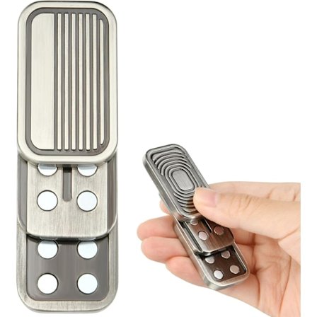 Metal Fidget Slider Toy, EDC Fidget Toy for Adults, Stress Relief for Anxiety