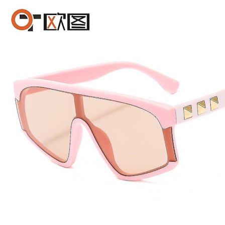 Solglasögon - styck Solglasögon Trendiga Fyrkantiga Solglasögon Metallram (FMY)