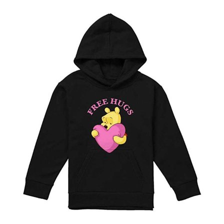 Nalle Puh Barn/Barn HUGS Alla hjärtans dag Hoodie