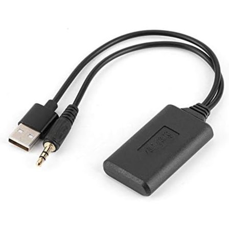 Bluetooth-mottagare Bluetooth AUX-adapter, 3,5 mm/0,14 tum Bil AUX-ljudkabel Trådlös Bluetooth-mottagaradapter HIFI Stereomusik Auto Acc