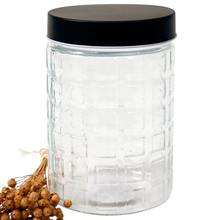 Glasburk med Skruvlock 1,2L