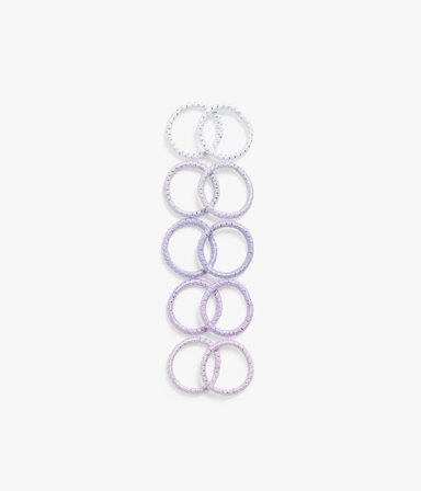 Kappahl | Hiuslenkit 10-pack | Violetti