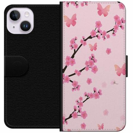 Apple Iphone 14 Plånboksfodral Blommor