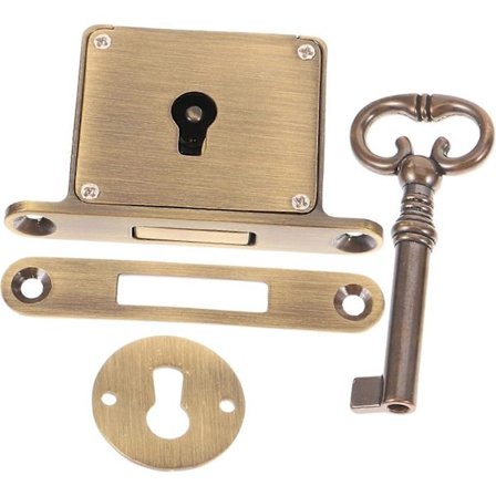 1 Set Låd Lås Skåp Lås med Nyckel Skrivbordslås för Lådor med Nyckel Fil RTU