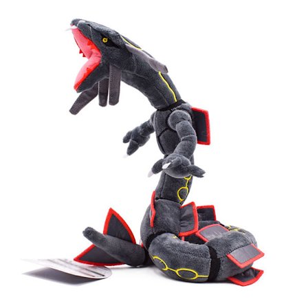 Skinnende Rayquaza plysjmykt leketøy Teddy bamse 31.