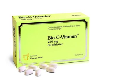 Pharma Nord Bio-C-Vitamin 750 mg tabletter 60 stk