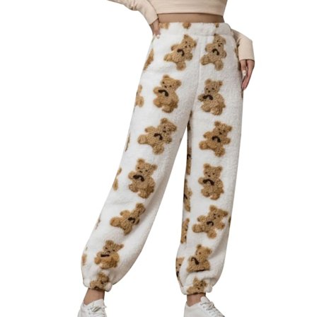 Dame Myke Myke Bukse Fleece Lounge Sleepwear Pj Bunn