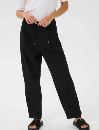 Kaffe Kamerle Belt Pants - Black - 36