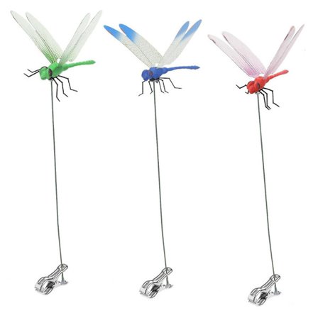 (Sett med 3) Dragonfly Wingman Clip-On Naturlig og organisk konsept Hjort og hesteflue avskrekkende middel, 100% ny DB