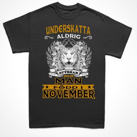 Födelsemånad T-shirt - Perfekt Present - Född I November S