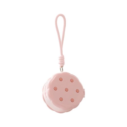 Dobbeltlags opbevaringsboks til pudderkvaster, pink, dobbeltlags opbevaringsboks til pudderkvaster