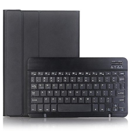 For Samsung Galaxy Tab S9 X710/X716B/X718U Bluetooth Tastatur Etui PU+TPU Flip Nettbrett Deksel Pennspor
