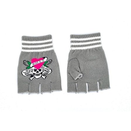 Fingerløse handsker Dødningehoved