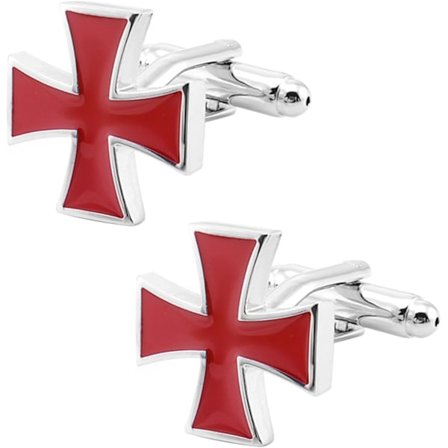 Knights Templar Kors Manchetknapper til Mænd og Kvinder Universelle Manchetknapper Smykker til Fransk Skjorte Smoking Forretning Bryllupsfest 
