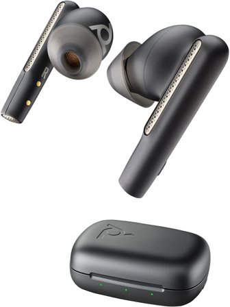 Poly Voyager Free 60 UC Black Earbuds + BT700 USB-C-adapter + grundläggande laddningsfodral, 197497054392