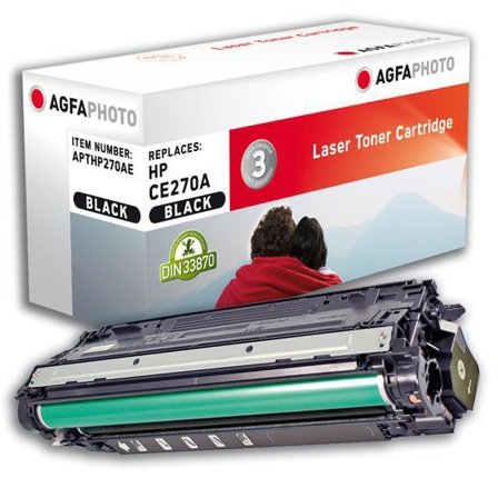 AGFAPHOTO svart - tonerpatron (alternativ for: HP 650A, HP CE270A)