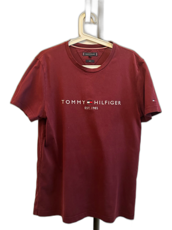Vinröd Tommy Hilfiger M-L