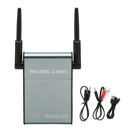 Bluetooth 5.0-mottagare HIFI-ljudmottagare 600 mAh Bluetooth AUX-adapter för bil och skrivbord