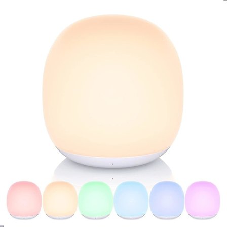 LED Magnetic USB Charging, RGB Color Change, Dimmable, With 1 Hour Timer, Touch Control, (white)