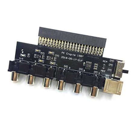 RGBS Kort Video Booster RGBS Signal Output Audio Output til PC Engine Grafx til Grafx TV AC RGBS Konverter