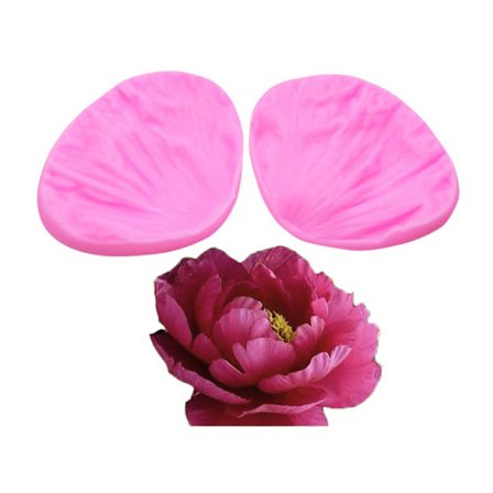 Silikonform av form pion blomklämma form DIY bakfond