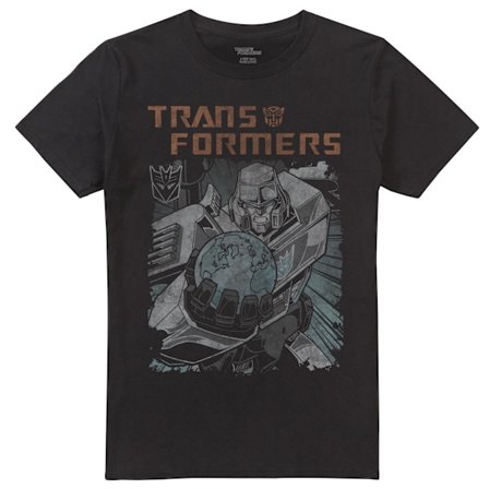Transformers Megatron Planet T-Shirt för män 3XL Svart