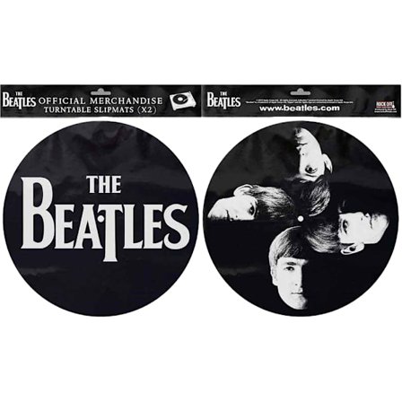 The Beatles Faces Drop T Logo Skivtallriksskiva (2-pack) One