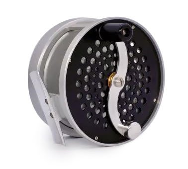 Iwana Salmon Series Fly Reel Large Black & Silver
