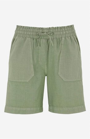 Cellbes of Sweden - Shorts i vasket bomull Jade i lys kakigrønn for damer i størrelse 38