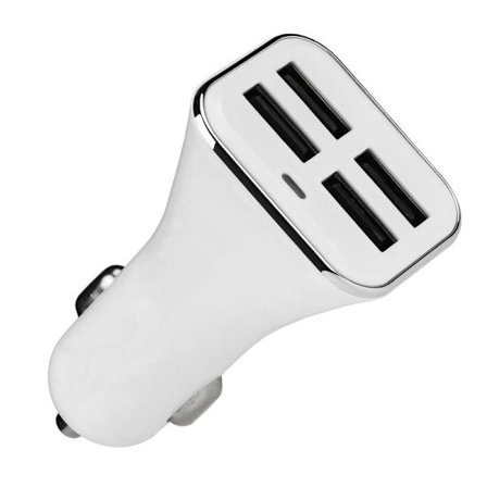 Effektiv Billaddare 4x USB 5V 6.8A CE Ceritifierad