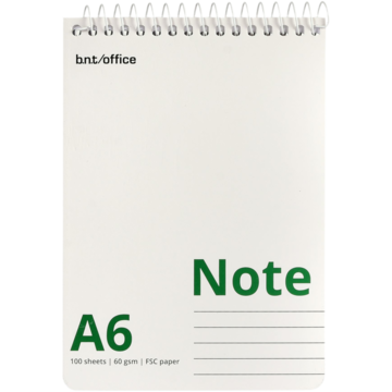 Spiralblokk A6 linjert