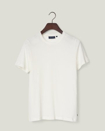 Lexington Bomuld-modal casual T-shirt, offwhite