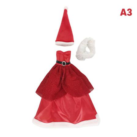 Mode Julklänning Kappa Hattar Toppbyxor För 11 Tum 30cm Gör