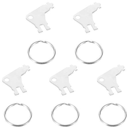 5 kpl paperipyyhkeen avainta paperipyyhkeen annostelijan avainta WC-paperin annostelijan avainta korvaavat avaimet [DB] As Shown 3X3cm