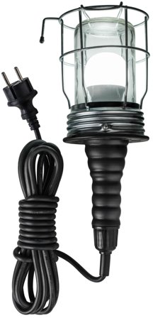 Airam 4116186 Handlampa 60 W, svart, Belysning