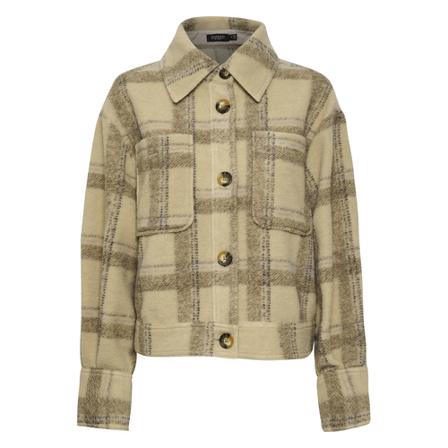 Soaked in Luxury, SLCookie Short jacket Outerwear Beige, Dames, Maat:S