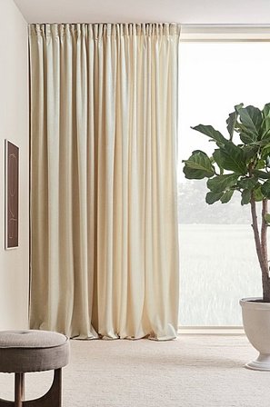 Jotex - Multifunctioneel Gordijn 1-pack - Extra Breed Greige Greige - SIMONE - Koop Fluwelen gordijnen bij Jotex