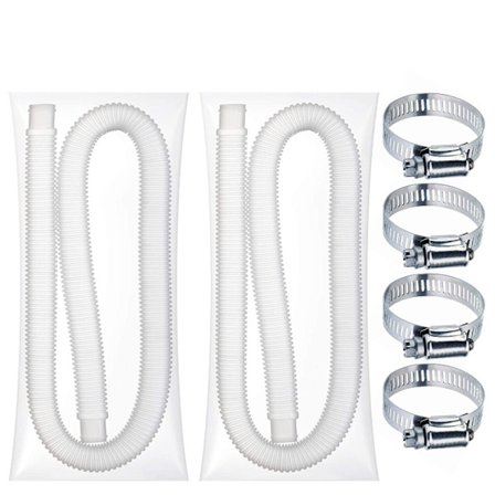 2-pak Slanger 4-pak Knap Pool Udskiftningsslange Svømmepølpe Pumpe Udskiftningsslange Filter Pumpe Slange