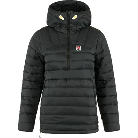 Fjällräven Women's Expedition Pack Down Anorak Jacket in Black | Size: XS