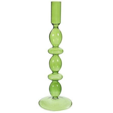 1 st Vintage Ljusstake Ljusstaksornament Glas Ljusstake Ljusstake