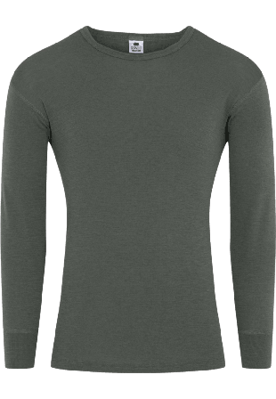 Dovre Långärmad Undertröja 100% Merinoull Marinblå Underlinnen & t-shirts Herr Grön S