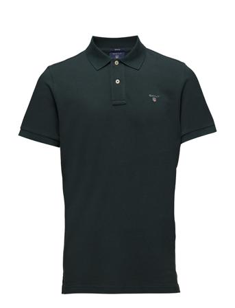 Original Pique Ss Rugger Polos Short-sleeved Blå GANT