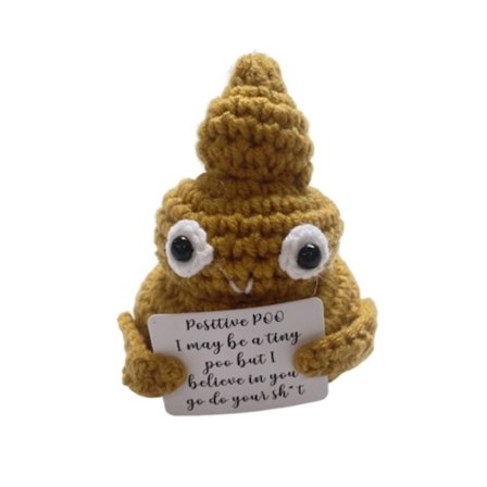 Morsom positiv potetstrikket potetdukke J J