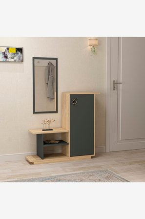 Hanah Home - Oppbevaring for gang Asia - Svart - Entrémøbler - Fra Homeroom