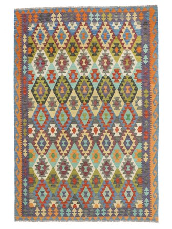 Kilim Afghan Old Style Rug Oriental Brown/Dark Grey (Wool, Afghanistan)