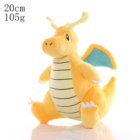 Pokémon plyschleksak, 20 cm Dragonite-docka, present