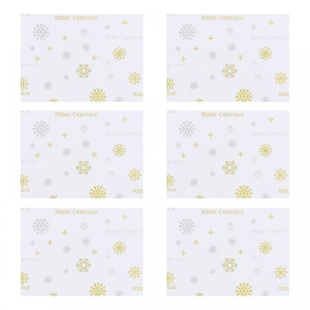 1000 stk Godispapir Sjokolade Vaffel Karamellpapir Godispapirark Julefest Godisposer Snøflak Godispapir